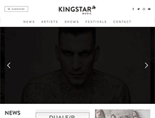 Tablet Screenshot of kingstar-music.com